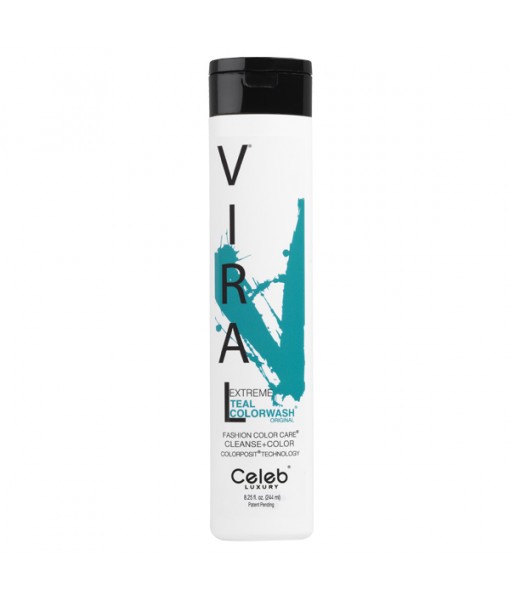 Colorwash shampoing Extreme Teal 244 ml -VIRAL