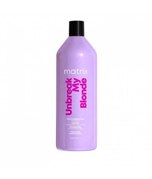 Shampooing fortifiant unbreak my blonde Total results 1L