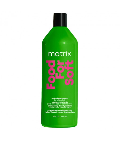 Shampooing doux hydratant food for soft Total results 1L